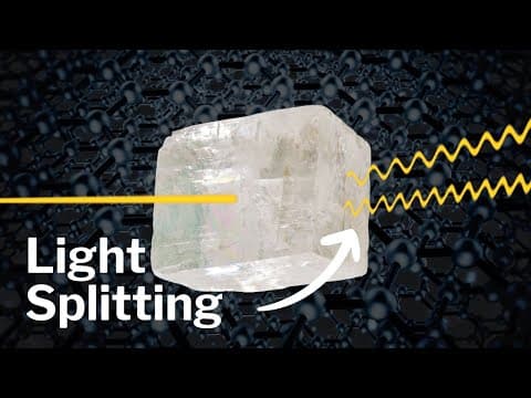 Why do crystals manipulate light?