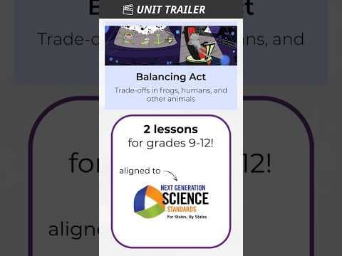 “Balancing Act” Unit Trailer: Free lessons about tradeoffs in life